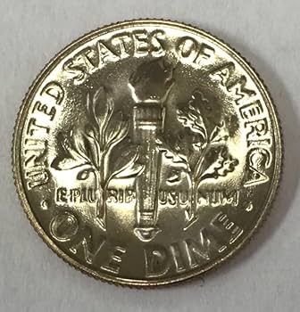 1966 No Mint Mark Roosevelt Dime Seller BU at Amazon's